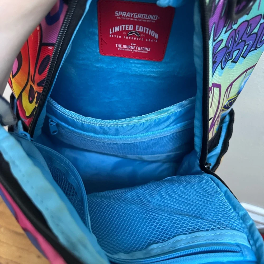 Sprayground x The Smurfs Papa Smurf On The Run Backpack
